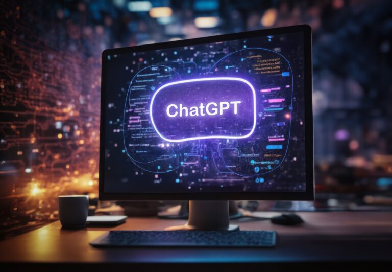ChatGPT sur un écran d'ordinateur
