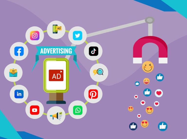 Illustration des grandes plateformes numériques, qui attirent les likes